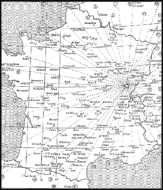 La carte du toponyma Alésia en France